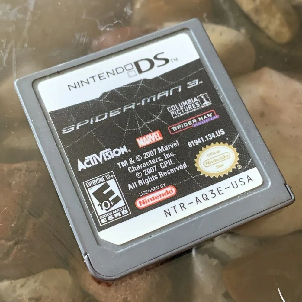 2007 Activision SPIDER-MAN 3 Nintendo DS Cart Only No Case Good Condition